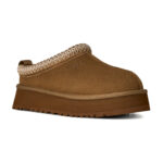 כפכפי פלטפורמה זמש אג UGG נשים חום ברונזה סוליה 4.5 ס”מ דגם Tazz ii תפרים בולטים