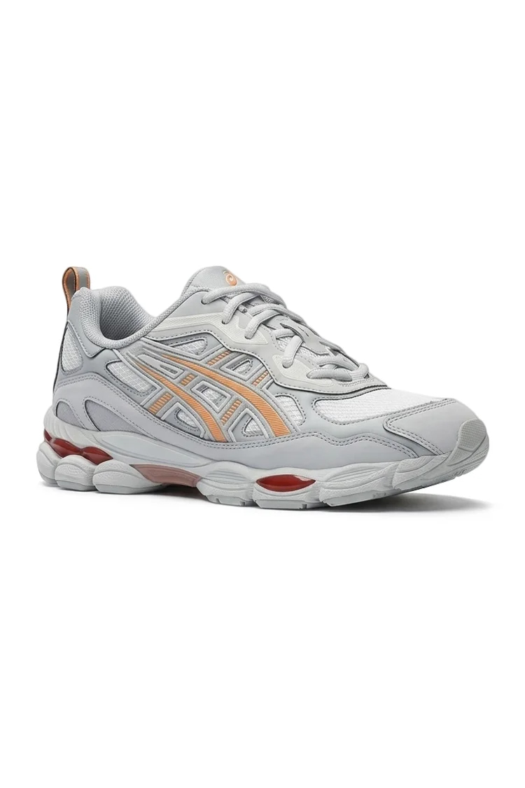 סניקרס אסיקס ASICS דגם GEL-NYC בצבע כתום/אפור