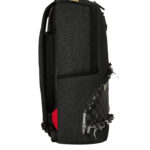 תיק גב ספרייגראונד SPRAYGROUND גברים נשים שחור ג’ינס פרום תבליט כריש דגם Denim tear shark תא למחשב
