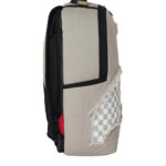 תיק גב ספרייגראונד SPRAYGROUND גברים נשים אפור ג’ינס פרום תבליט כריש דגם Cream denim tear shark תא למחשב