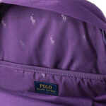 תיק גב פולו ראלף לורן POLO RALPH LAUREN סגול כותנה מחשב נייד דובי פולו Polo Bear כיסי בקבוקים