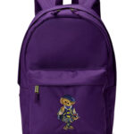 תיק גב פולו ראלף לורן POLO RALPH LAUREN סגול כותנה מחשב נייד דובי פולו Polo Bear כיסי בקבוקים