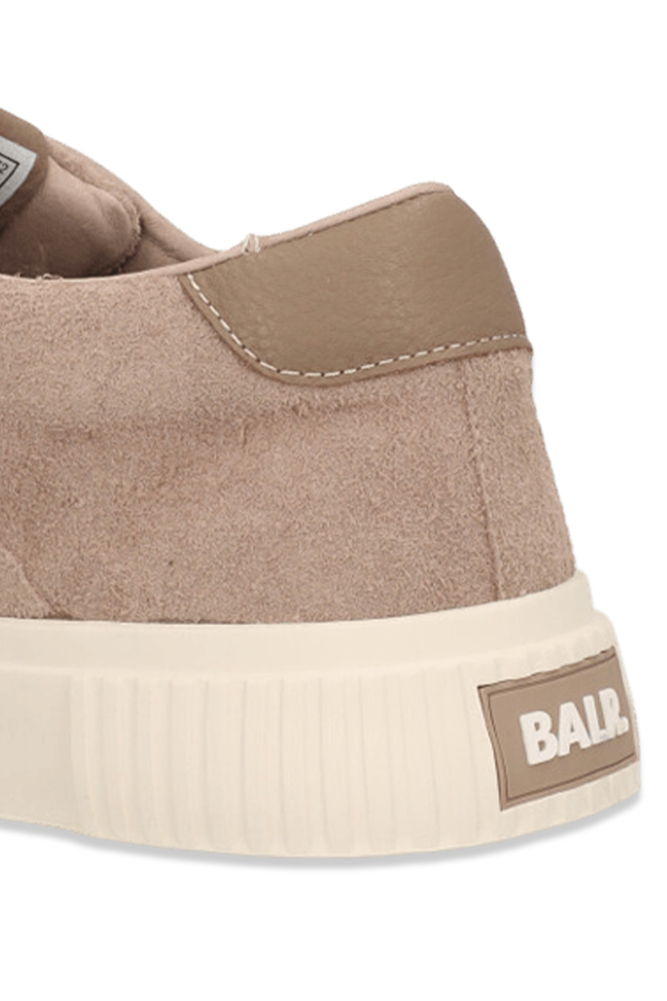 נעלי סניקרס באלר BALR גברים בז גזרת MID עור זמש סוליה עבה