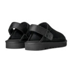 כפכפי זמש אג UGG שחור גברים דגם Goldencoast Clog II רצועת TPU סוליית EVA לוגו מותג