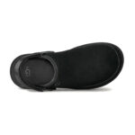 כפכפי זמש אג UGG שחור גברים דגם Goldencoast Clog II רצועת TPU סוליית EVA לוגו מותג