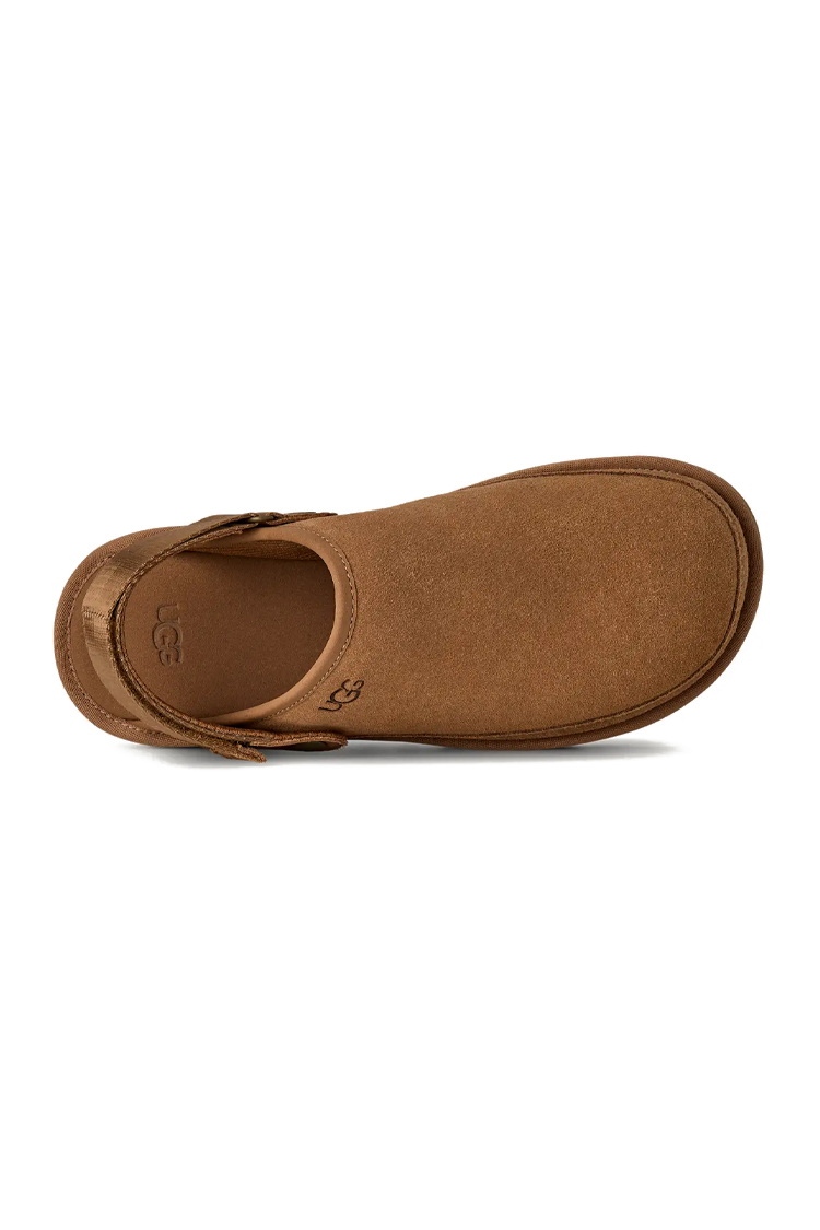 כפכפי זמש אג UGG חום גברים דגם Goldencoast Clog II רצועת TPU סוליית EVA לוגו מותג
