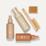 ערכת טיפול והגנה לנעליים UGG care kit ניקוי זמש עור כבש מברשת במבוק מחק שריטות