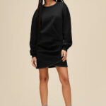 פכפי מיולז זמש UGG נשים שחור דגם Lowmel Mule בטנת צמר שרוכים קונטרסט
