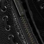 מגפי עור דוקטור מרטנס DR. MARTENS שחור עור Nappa דגם Sinclair רוכסן קדמי וינטג’ משופשף