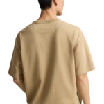 טי שירט פולו ראלף לורן POLO RALPH LAUREN חאקי כותנה נינוח דגם Relaxed fit jersey רקמת לוגו חזה