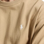 טי שירט פולו ראלף לורן POLO RALPH LAUREN חאקי כותנה נינוח דגם Relaxed fit jersey רקמת לוגו חזה