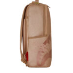 תיק גב ספרייגראונד SPRAYGROUND גברים נשים חום פוליויניל תבליט כריש דגם Pink ghost drip תא למחשב