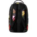 תיק גב ספרייגראונד SPRAYGROUND שחור פוליויניל דמוי עור מחשב נייד דגם Looney tunes taz beast feast הדפס טאז משבצות