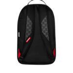 תיק גב ספרייגראונד SPRAYGROUND שחור סגול פוליויניל דמוי עור דו צדדי דגם New reversible backpack v2 מלתעות כריש