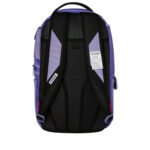 תיק גב ספרייגראונד SPRAYGROUND שחור סגול פוליויניל דמוי עור דו צדדי דגם New reversible backpack v2 מלתעות כריש