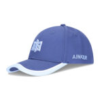 כובע בייסבול אינקר AINKER כחול 100% כותנה דגם 1189 רצועה מתכווננת לוגו מותג קדמי ובצד