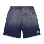 מכנס שורט איינקר AINKER כחול דהוי כותנה דגם Cotton wash 1108 שרוך משיכה לוגו מלפנים ומאחור