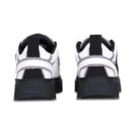 סניקרס איינקר AINKER אפור לבן קנבס גזרת מיד דגם Star Line Canvas טקסטורה פרומה סוליית גומי