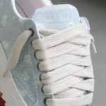 סניקרס נומריס NUMERIS ג’ינס כחול בד עור גזרת מיד דגם Vintage denim שפשופי יד סוליית גומי עבה