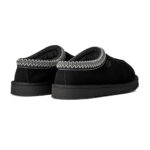 כפכפי זמש UGG שחור דגם Tasman II בטנת עור סוליית EVA תפרים בולטים