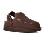 כפכפי זמש UGG חום דגם Goldenstar Evelina בטנת צמר סינטטי סוליית EVA רצועת לוגו