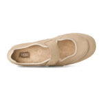 סניקרס מרי ג’יין UGG קרם זמש דגם Quill Mary Jane בטנת צמר סינטטי גזרה נמוכה
