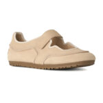 סניקרס מרי ג’יין UGG קרם זמש דגם Quill Mary Jane בטנת צמר סינטטי גזרה נמוכה