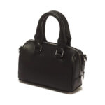 תיק צד מיני דוקטור מרטנס dr martens שחור דגם Mini Top Handle Bag עור פיו מבריק ידית רצועה נשלפת