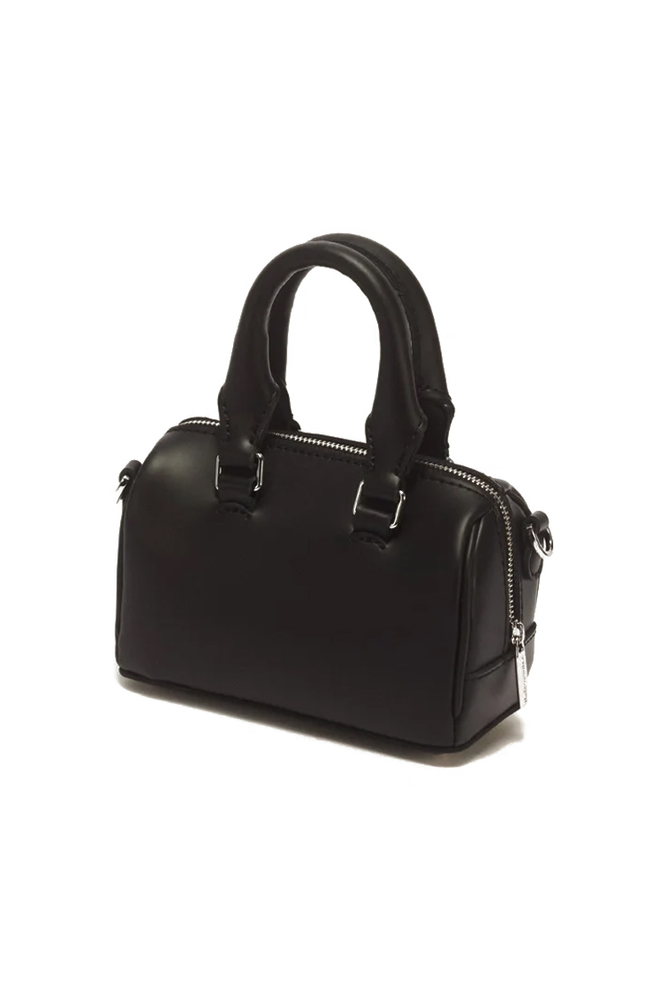 תיק צד מיני דוקטור מרטנס dr martens שחור דגם Mini Top Handle Bag עור פיו מבריק ידית רצועה נשלפת