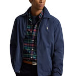 ז’קט רוח פולו ראלף לורן polo ralph lauren כחול דגם Bi-Swing Jacket פוליאסטר ממוחזר מרופד רקמה
