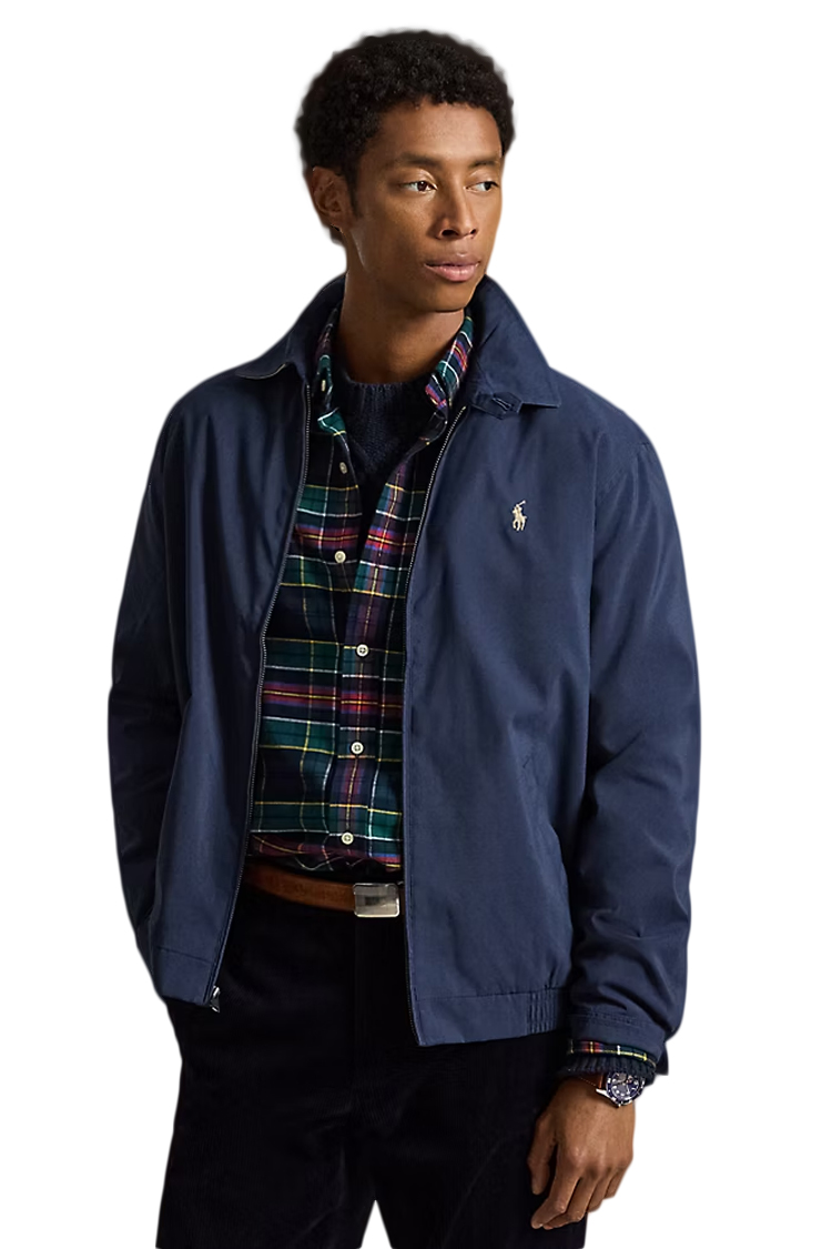 ז'קט רוח פולו ראלף לורן polo ralph lauren כחול דגם Bi-Swing Jacket פוליאסטר ממוחזר מרופד רקמה