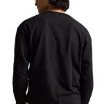 טי שירט ארוכה פולו ראלף לורן polo ralph lauren שחור דגם Relaxed Fit Jersey Long-Sleeve 100 אחוז כותנה שרוול אלסטי רקמה