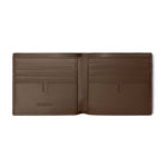 ארנק עור ברברי burberry משובץ דגם Check Bifold Wallet עור כבש טקסטיל 8 חריצי כרטיסים שטרות