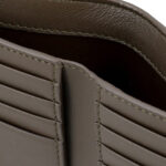 ארנק עור ברברי burberry משובץ דגם Check Bifold Wallet עור כבש טקסטיל 8 חריצי כרטיסים שטרות