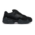 נעלי פולו ראלף לורן polo ralph lauren שחור דגם Trackstr 300 תשלובת טקסטיל דמוי עור סוליה עבה