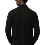 קרדיגן צמר ברברי burberry שחור דגם Wool Cardigan צמר משבצות קו כפתורים