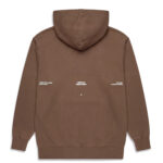 קפוצ’ון איינקר ainker חום דגם 1119 Black Hoodie כותנת מרסריזד רילקסד פיט רקמה חזה טקסט גב