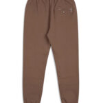 מכנס טרנינג איינקר ainker חום דגם 1119 Black Pant כותנת מרסריזד סלים פיט מבריק רקמה ניטים אייקון מטאלי