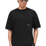 טי שירט רפרזנט represent שחור דגם Micro Owners Club T-Shirt כותנת פרימיום רילקסד פיט מיני לוגו חזה שרוול גב