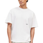 טי שירט רפרזנט represent לבן דגם Micro Owners Club T-Shirt כותנת פרימיום רילקסד פיט מיני לוגו חזה שרוול גב
