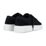 סניקרס קוטור קלאב The Couture Club שחור זמש איטלקי דגם Axis Sneaker פאנלים שתי זוגות שרוכים סוליה עבה