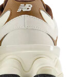 סניקרס ניו באלאנס NEW BALANCE לבן שמנת/חום רשת דגם U90602FD סדרת 9060 סוליית צ’אנקי
