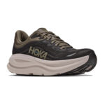 נעלי ספורט הוקה HOKA גברים נשים שחור/אפור הליכה ריצת כביש דגם בונדי 9 Bondi 9 סוליה עבה