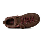 כפכפי פלטפורמה אג ugg חום דגם Heritage Lace-Up Slipper זמש איכותי בטנת עור סוליית eva פלטפורמה 4.5 סמ פרווה