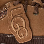 כפכפי פלטפורמה אג ugg חום דגם Heritage Lace-Up Slipper זמש איכותי בטנת עור סוליית eva פלטפורמה 4.5 סמ פרווה