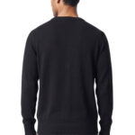 סריג גאנט gant שחור דגם Casual Cotton Knitted Sweater 100 אחוז כותנה נינוח רקמה לוגו חזה
