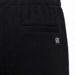 מכנס טרנינג באולר balr שחור דגם Relaxed Fit Cotton Joggers תשלובת כותנה רילקסד פיט רקמה שרוול פאץ כיס אחורי
