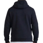 קפוצ’ון באולר balr שחור דגם Pin Logo Hoodie תשלובת כותנה רילקסד פיט קוביות מטאליות סיכת ביטחון תיק תק כיסי קנגורו