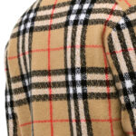 סריג קשמיר ברברי burberry בז’ משובץ דגם Check Cashmere Sweater 93% קשמיר גזרה קלאסית