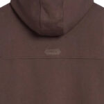 קפוצ’ון אינקר ainker חום דגם 1050 black hoodie 100% כותנה interlock רילקסד פיט בטנה קונטרסט רקמה חזה גב